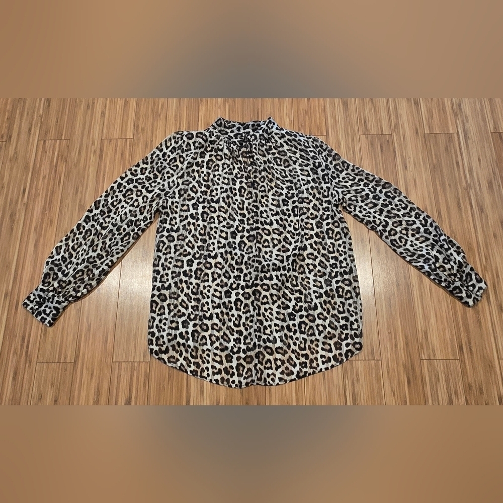 NWOT H & M Leopard Print Top - Picture 8 of 10